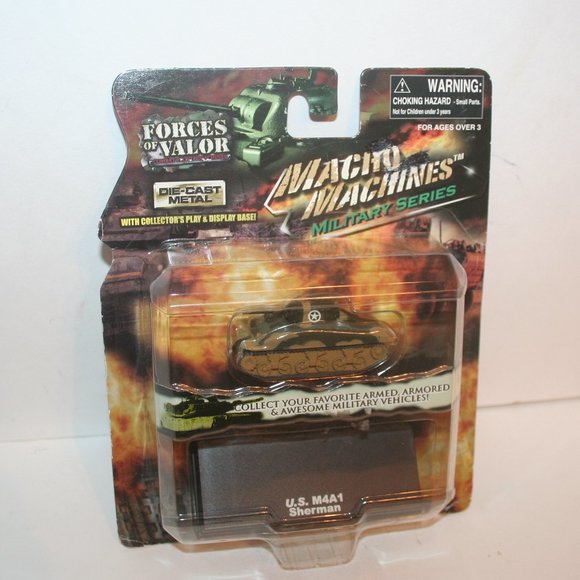 Forces Of Valor Macho Machines U.S. M4A1 Sherman Diecast Tank (2009) NEW - Picture 1 of 4